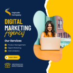 Black & Yellow Minimalist Digital Marketing Instagram Post